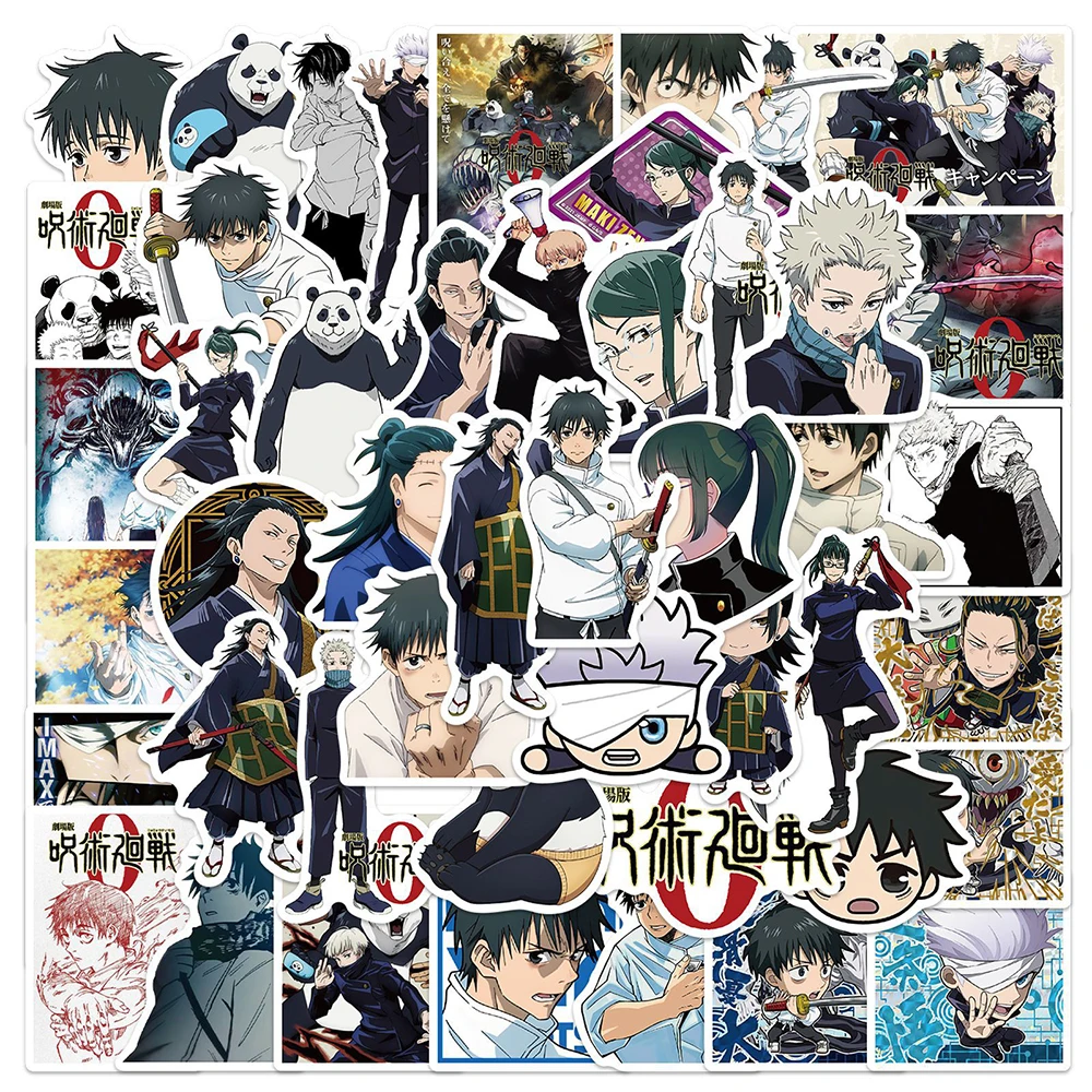 

10/30/50PCS Anime Jujutsu Kaisen 0: The Movie Cartoon Graffiti Stickers DIY Travel Luggage Laptop Cartoon Waterproof Sticker Toy