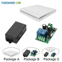 funshion 433mhz wireless remote control switch ac 85v 110v 220v 1ch relay 433 mhz learning receiver module light lamp controller