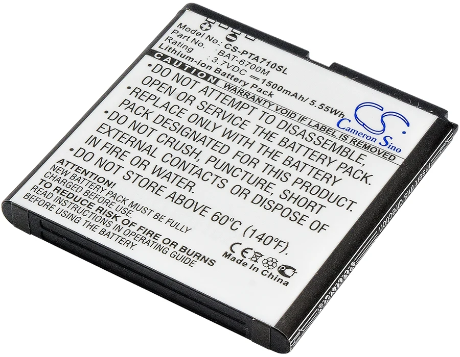 

Cameron Sino Mobile SmartPhone Replacement Li-ion Battery 1500mAh For BAT-6700M SRF IM-A710, IM-A710K, I Free Tools