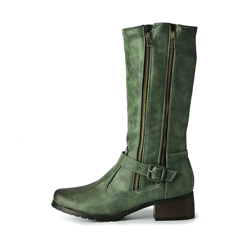 

Lilyptuart ZA Short Boots, 2022 Autumn and Winter Classic Retro Leisure Safety Comfort Dual Zipper Women's Shoes, Large Size 45