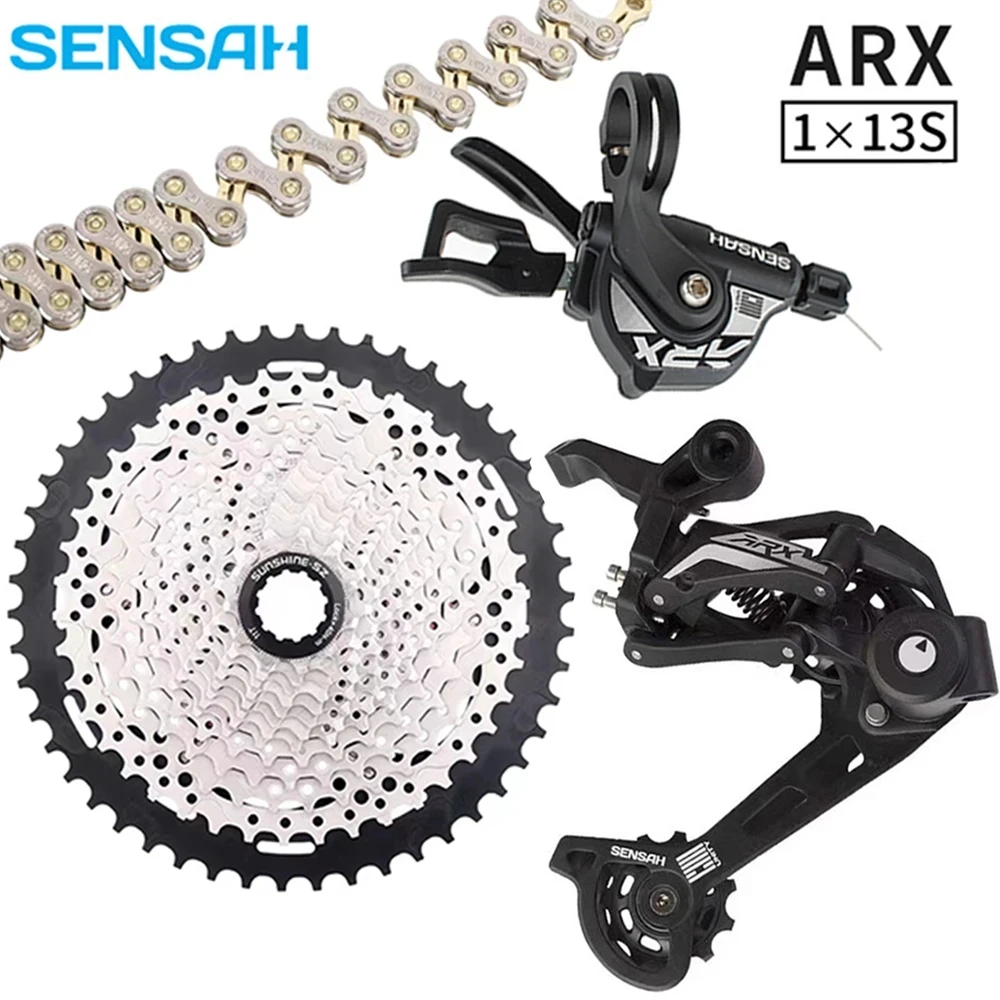 

SENSAH MTB ARX 1*13S Groupset 13 Speed Trigger Shifter Rear Derailleur 13 speed 50T Cassette 13v chain Current For Mountain Bike