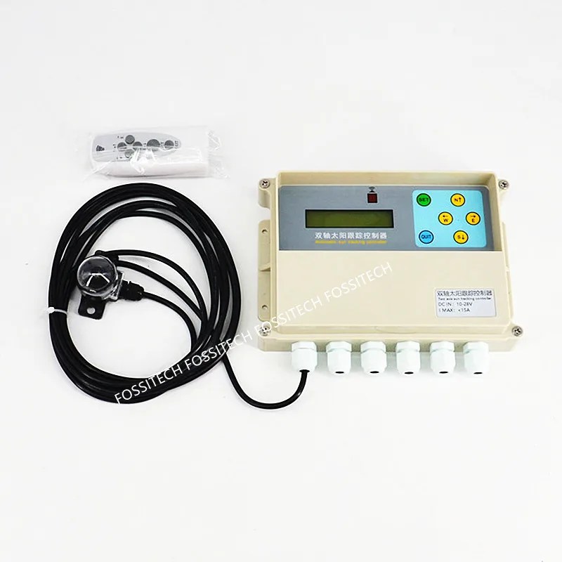 Обновленный! Солнечный трекер с Двойной Осью контроллер Солнечная