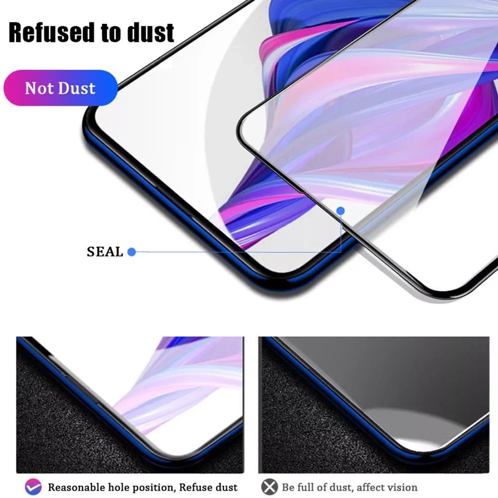 9D cover for huawei p smart plus 2018 2019 2020 tempered glass phone screen protector p smart Z S Pro protective film smartphone