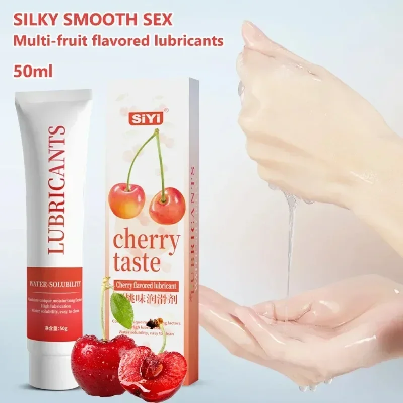 50 мл секс-игрушка с фруктовым вкусом для женщин и мужчин секс-смазка на водной