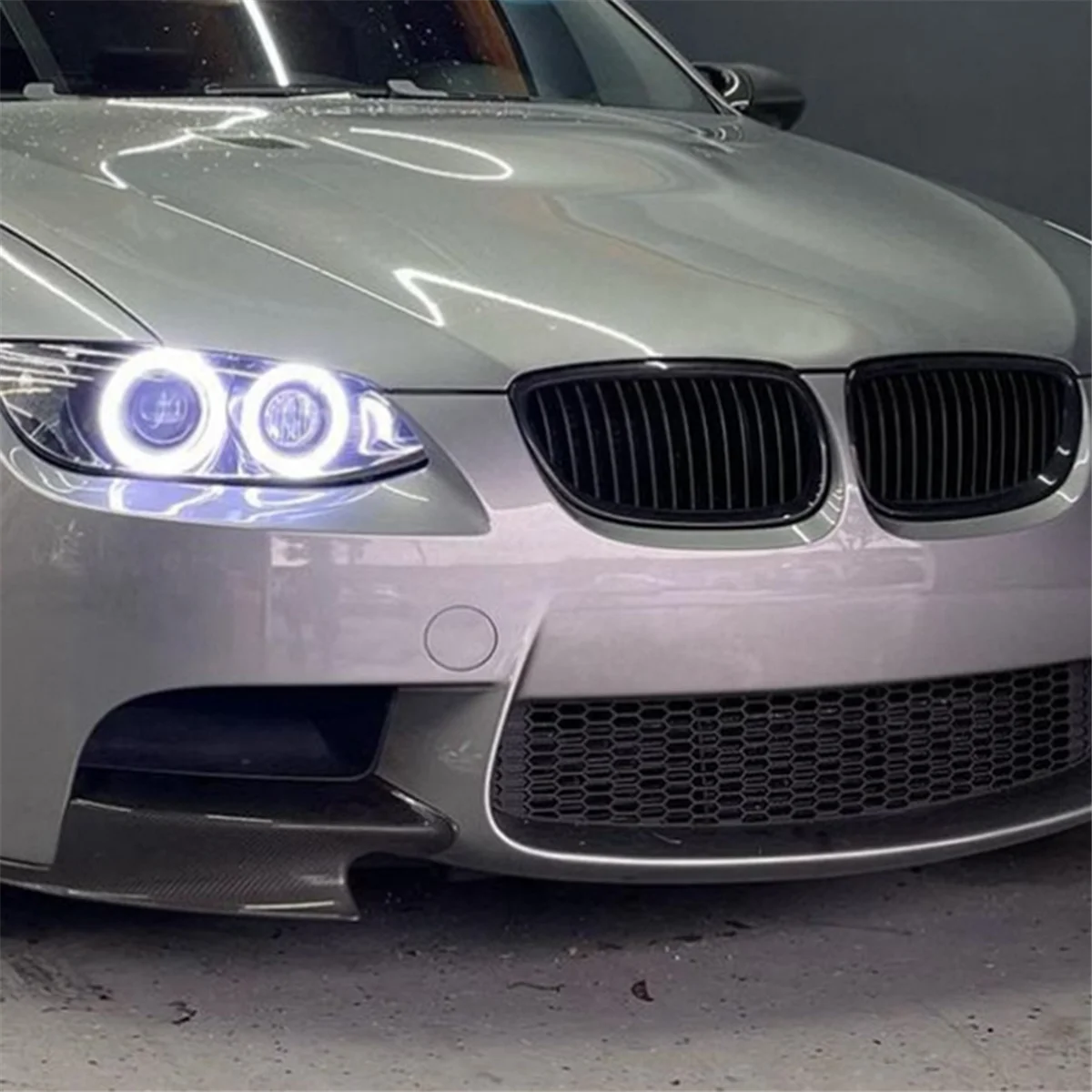 Для BMW 3 серии E90 E91 E92 E93 M3 2006-2013 передний бампер губа угловой диффузор сплиттер