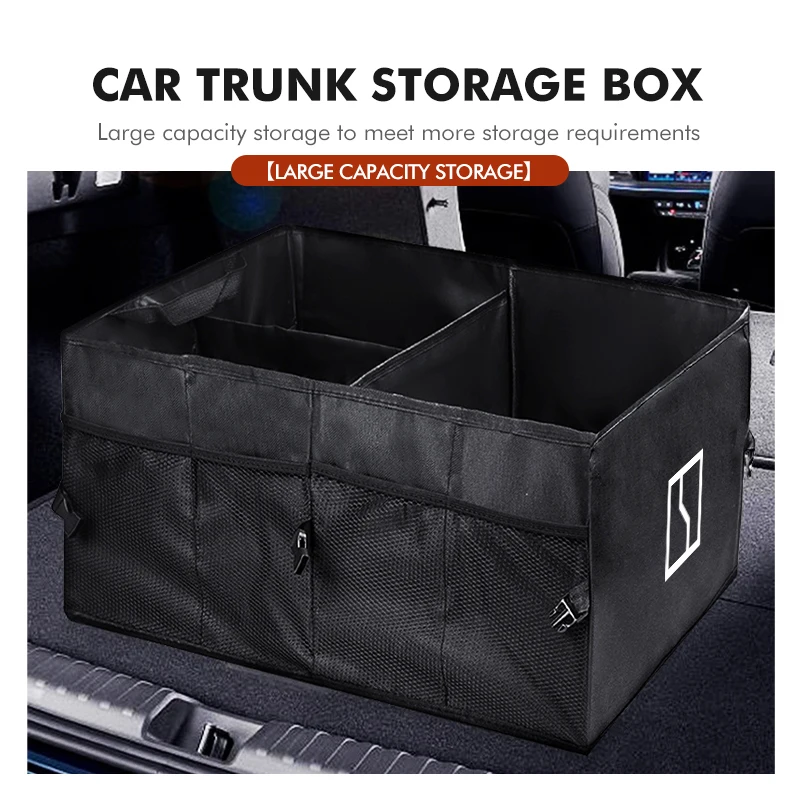 Автомобильный многофункциональный ящик для хранения из ткани Оксфорд большой