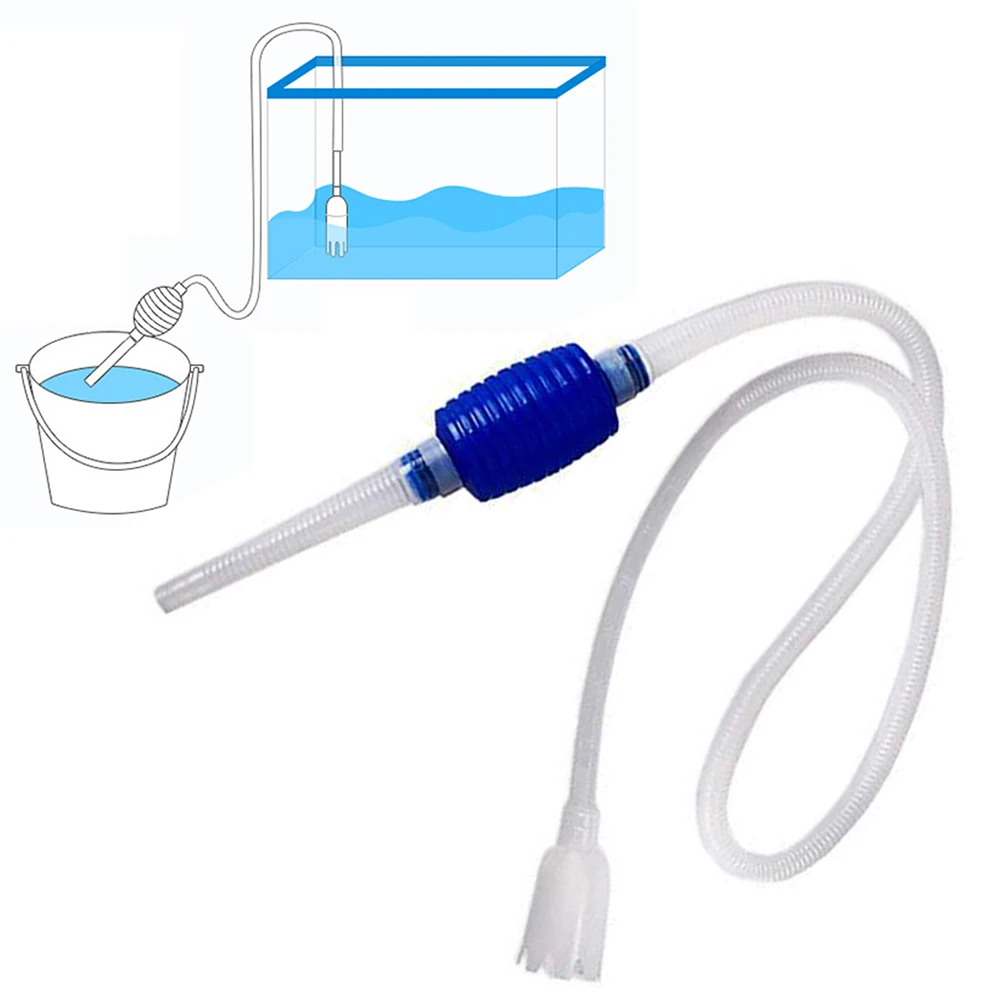 

145cm Aquarium Siphon Fish Tank Syphon Vacuum Cleaner Water Changer Pump Gravel Water Filter Siphon Hose Fish Tank Accessories