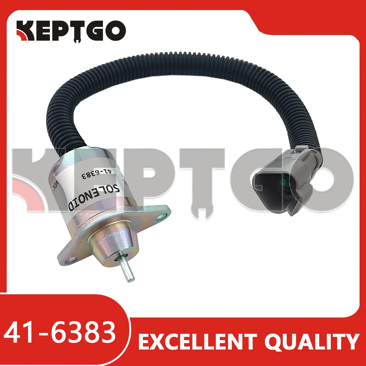Фото Соленоод остановки остановки 12 В TK 41-6383 для Thermo King Yanmar 41-4306 1503ES-12S5SUC11S SA-4920 SA-4564 SA-4817 129486-77954 №5