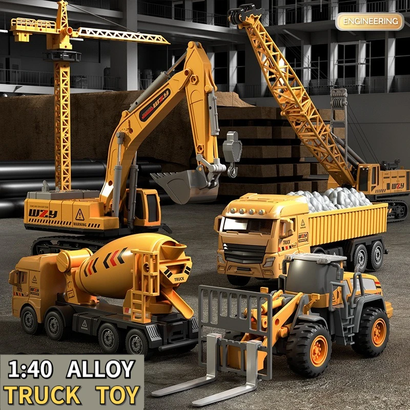 

Truck Model Alloy Excavator,Dump Truck,Trailer,Forklift,Crane,Mixer,Street Roller,Bulldozer,Snowplow,Engineering Car Toy Gifts