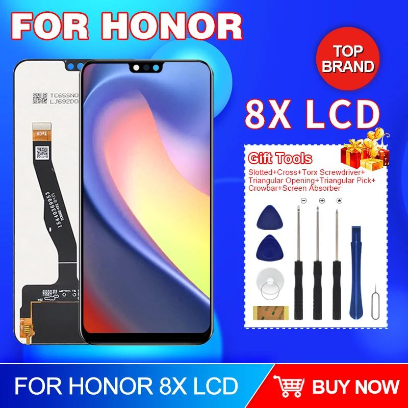 Горячая Распродажа 6 5 дюймовый дисплей для Huawei Honor 8X ЖК сенсорный экран