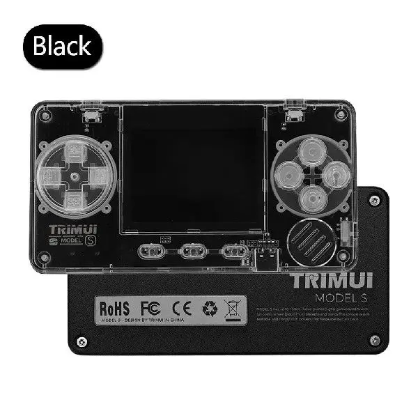 Trimui Model S Мини-ручной игровой автомат с прозрачным корпусом чрезвычайно 2-дюймовый