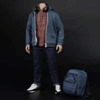 in stock ganghood 16 scale male clothes set bug campus casual clothing set with body for 12inch action figure model toys