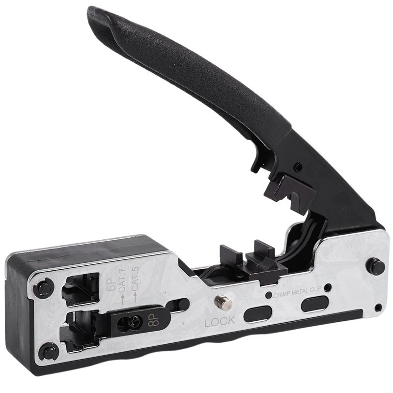 Обжимной металлический зажим обжимные инструменты для сети Rj45 Cat7 Cat6 Cat5e Cat5 Stp