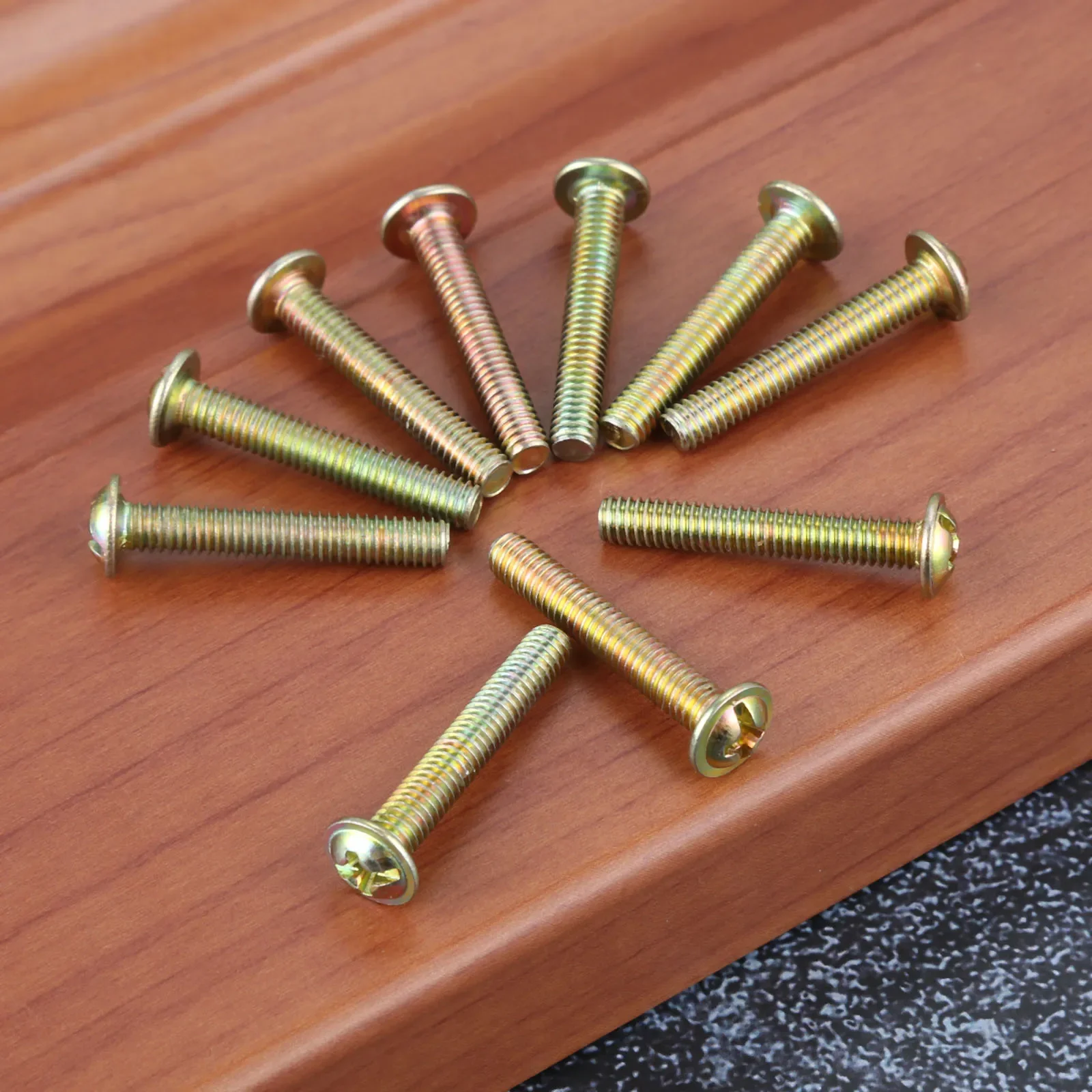 

10 шт. M4 винты для ручки шкафа, винт для дверной ручки M4 * 25 мм/30 мм/35 мм/40 мм/45 мм, мебельная крепеж, винты и болты с крестообразным шлицем