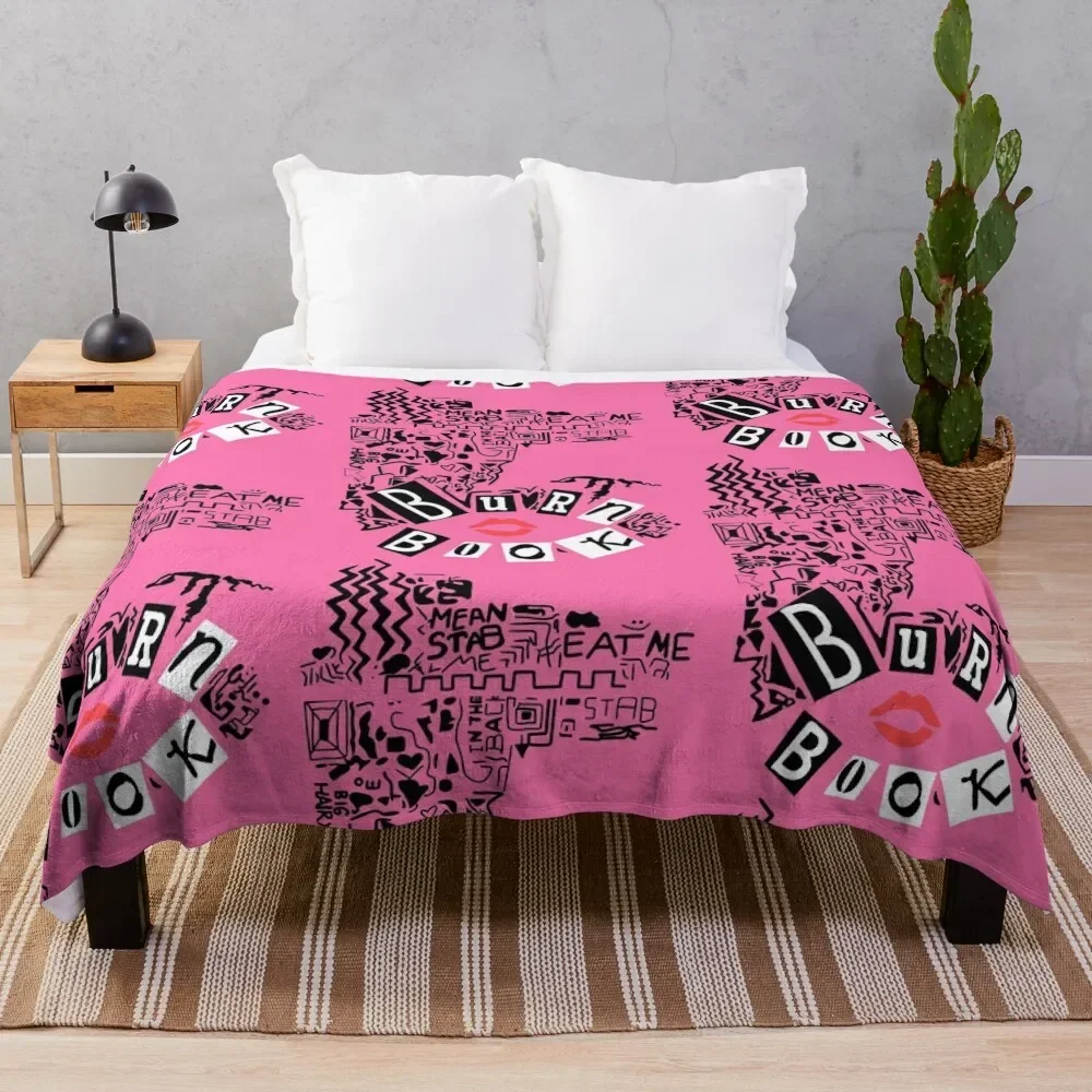 Одеяло со сжигающей книгой для девочек рождественские подарки тепловые идеи