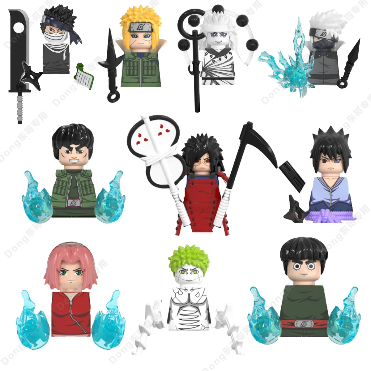 

WM6108 Hot Single Sale Anime Naruto Building blocks Series Figures Toys Children Gifts Japanese Bricks cartoon Characters KDL801