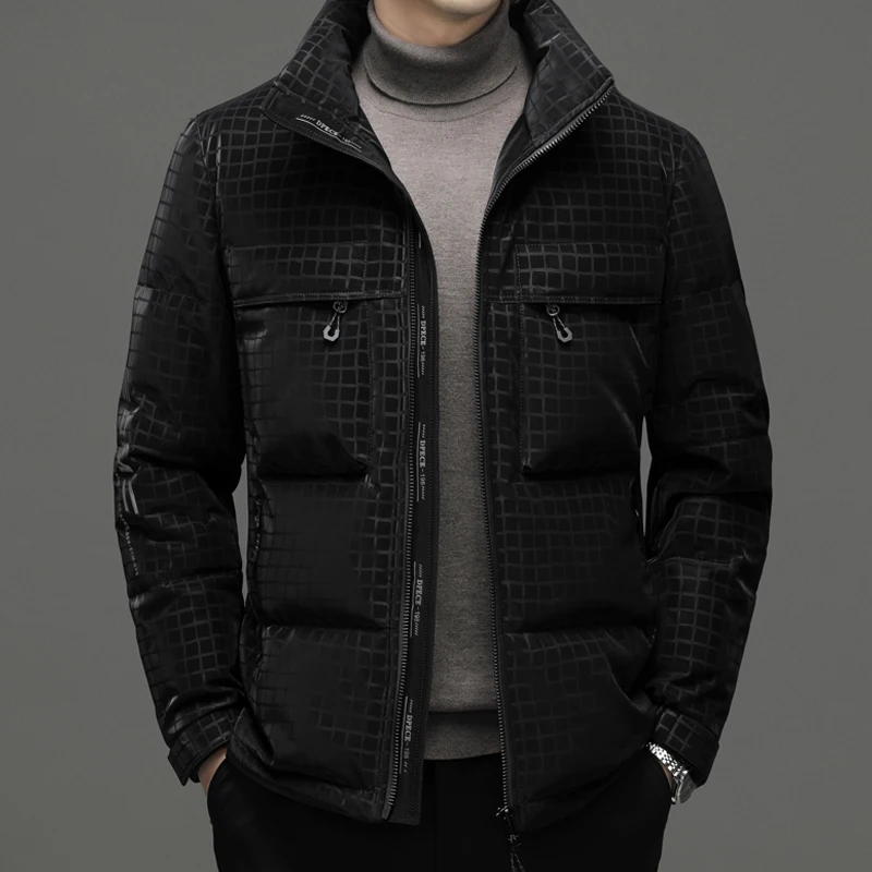 

Мужская зимняя куртка, роскошные брендовые Дизайнерские повседневные модные пальто 90% на белом утином пуху, парки, мужские пуховики