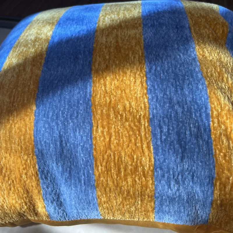 Подушки в полоску синий желтый чехол для подушки декоративная наволочка стиле