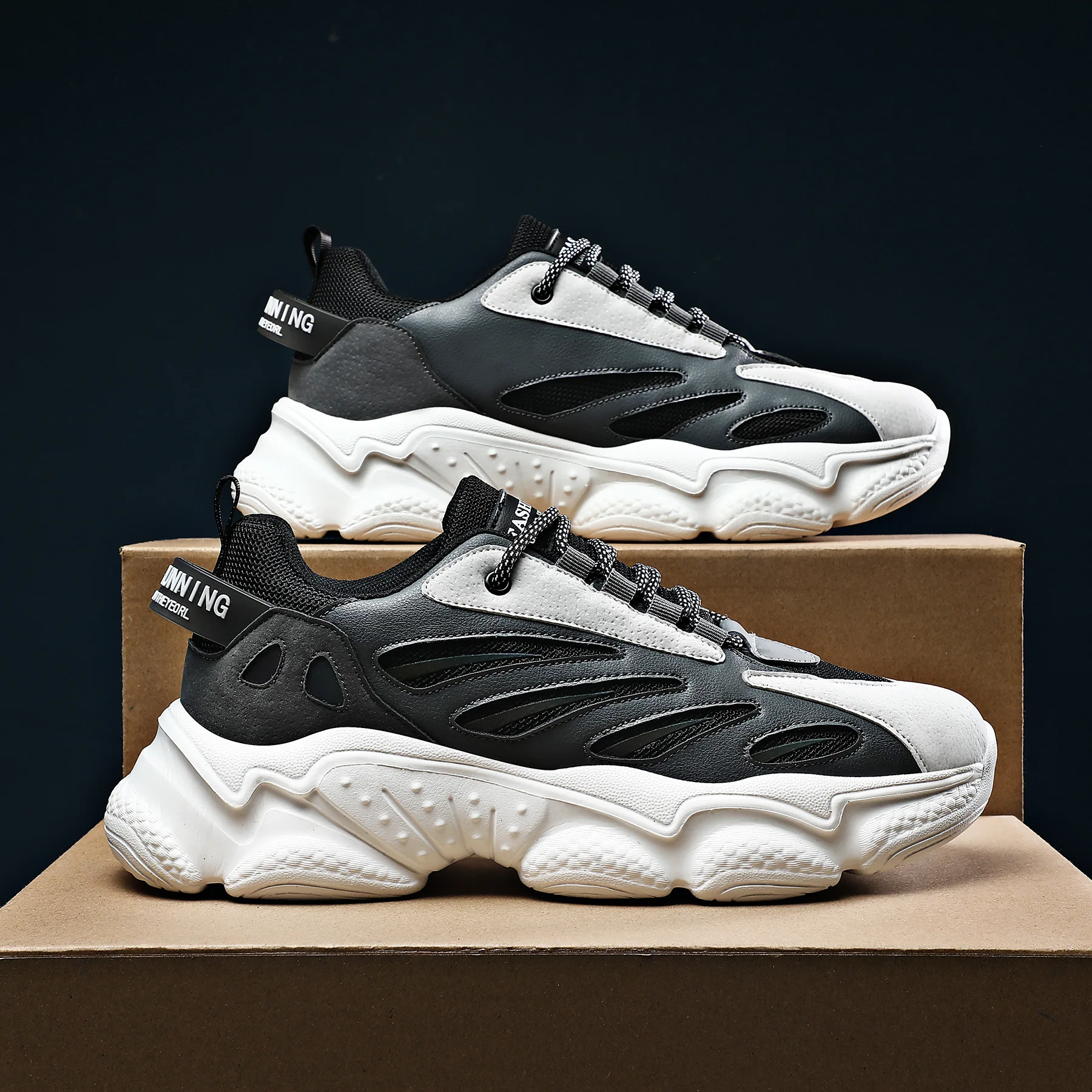 Легкая мужская обувь весна 2021 Новинка дышащие спортивные корейские Популярные