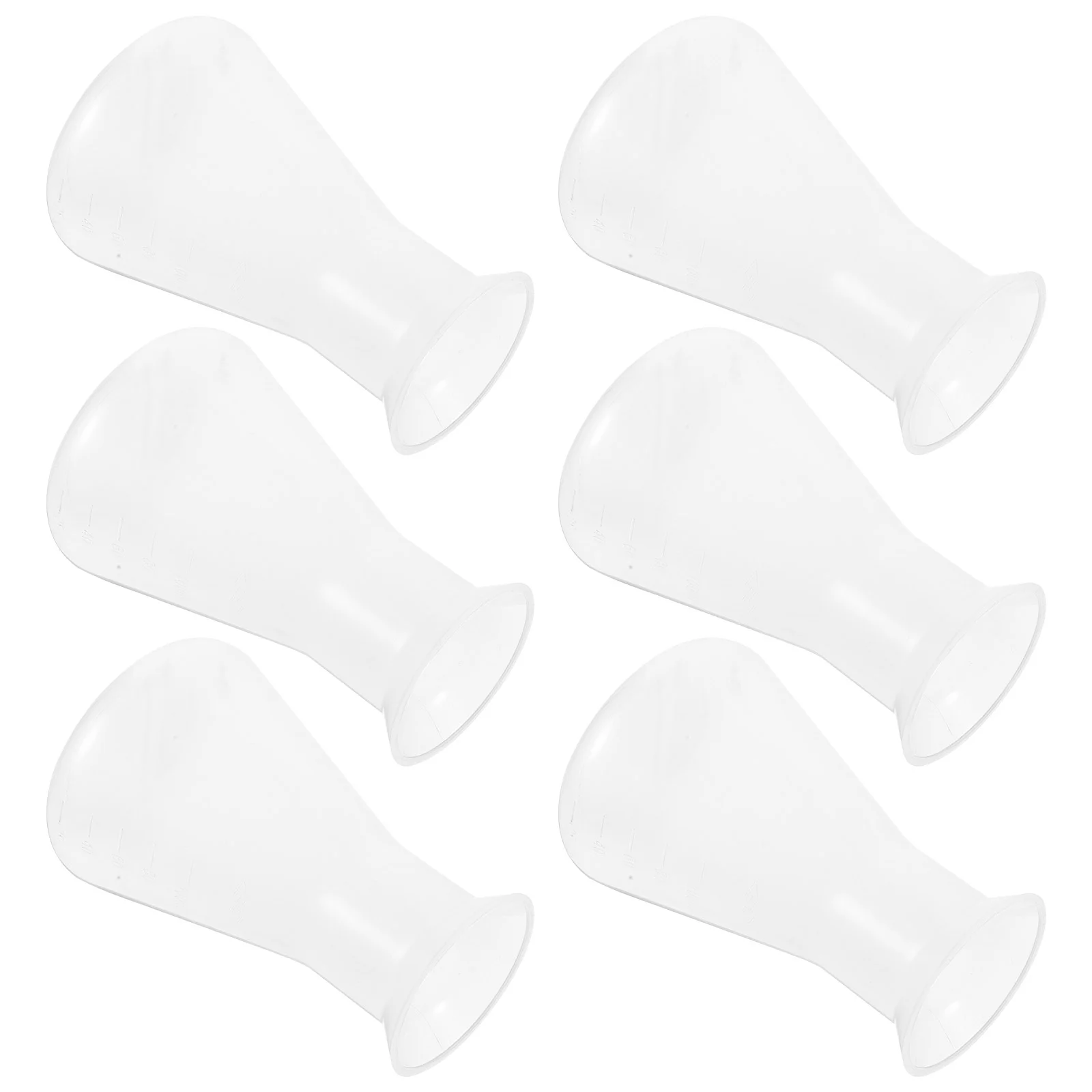 6 шт. лабораторная колба коническая Эрленмейера пластиковая химия стекло