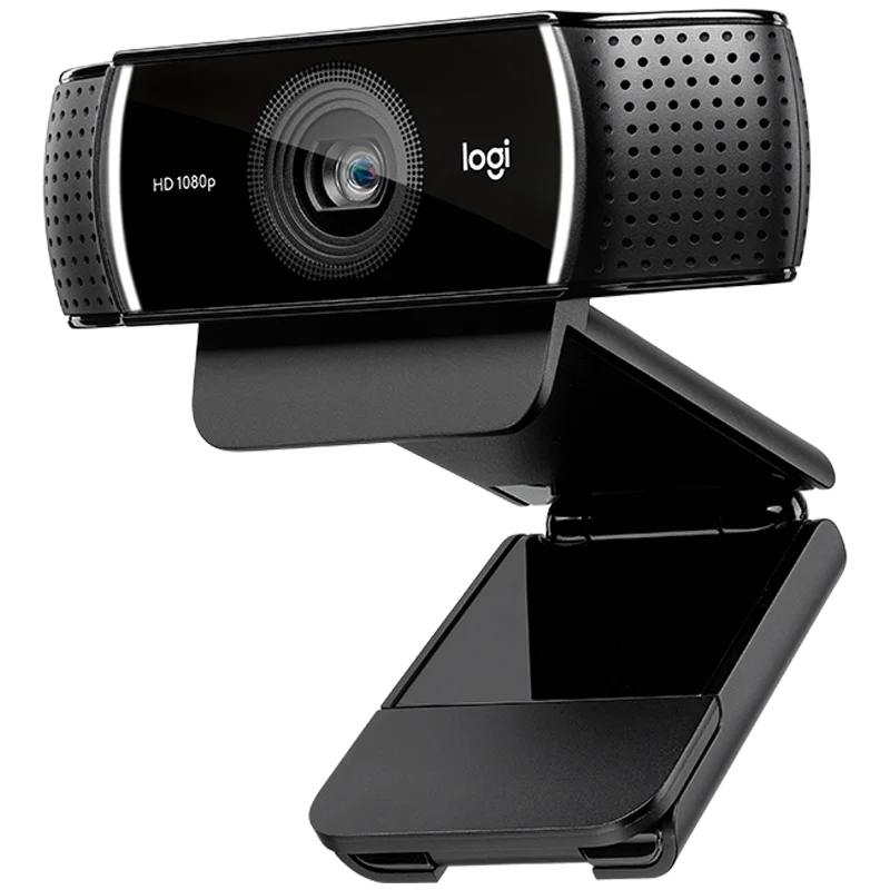 

Logitech 100% Original C922 PRO Webcam 1080P 30FPS Full HD webcam Autofocus Web Camera built-in microphone Meeting with tripod