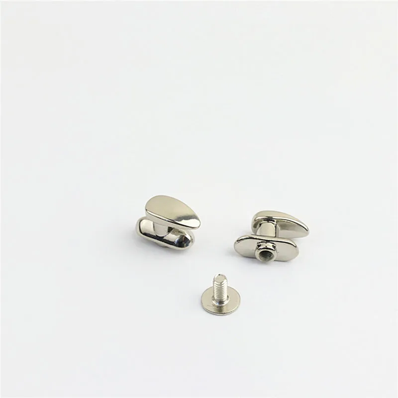 50pcs 6x12mm Screw Rivet Studs Button Nail Metal Buckles Screw For Bag Hardware Handbag Decor Leather Craft Accessories
