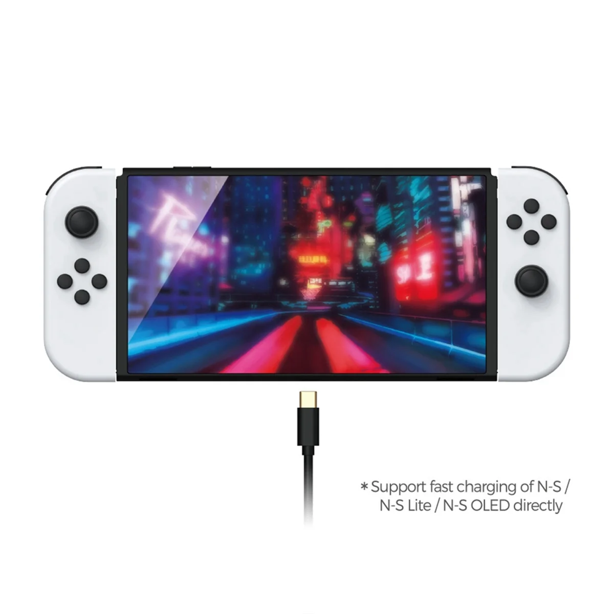 Фото ABNJ PD 45 Вт USB C Зарядное устройство Адаптер быстрой зарядки Кабель типа C для Switch 2 Switch/OLED/Lite Американская вилка №2