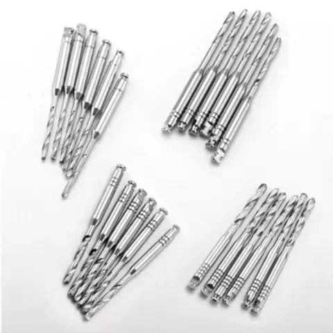 Стоматологическая волокнистая стойка разных размеров с набором сверл прямой