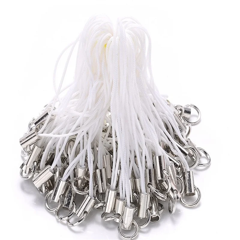 100 шт. разноцветные шнурки для телефона