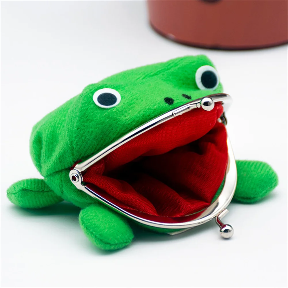1PCS Hot Selling Frog Wallet Anime Cartoon Wallet Coin Purse Manga Flannel Wallet Cute Purse Coin Holder