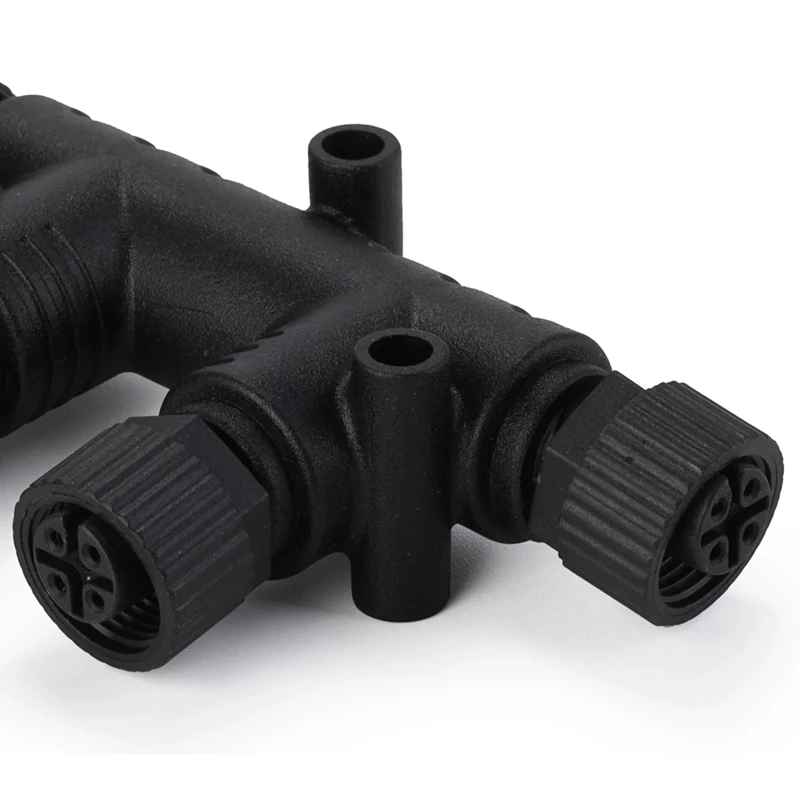 Разъем AU05 -NMEA 2000 T 4-портовый 5-контактный резьбовой M12 IP67 NMEA (N2k) (Tee) T-разъем для Garmin
