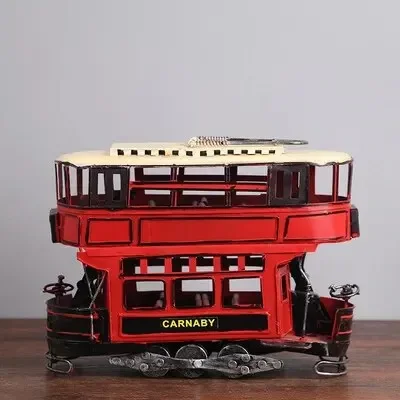 Ностальгическая модель двухуровневой тележки из кованого железа ручной работы