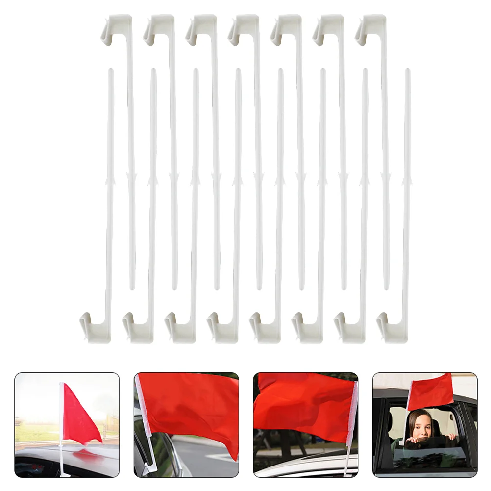 

Flag Car Pole Holder Mount Window Flagpole Bracket Auto Mounting Vehicle Stand Mounts Hood Kit Suv Side Frag Support Rack Base