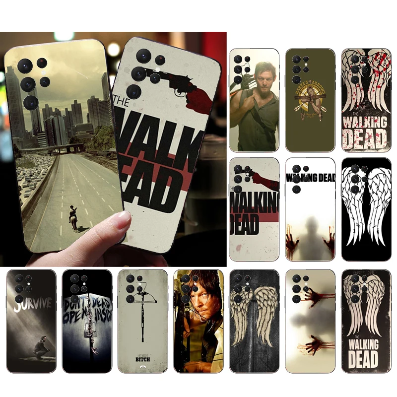 

Phone Case for Samsung Galaxy S23 S22 S21 S20 Ultra S20 S22 S21 S10 S9 Plus S10E S20FE The Walking Dead