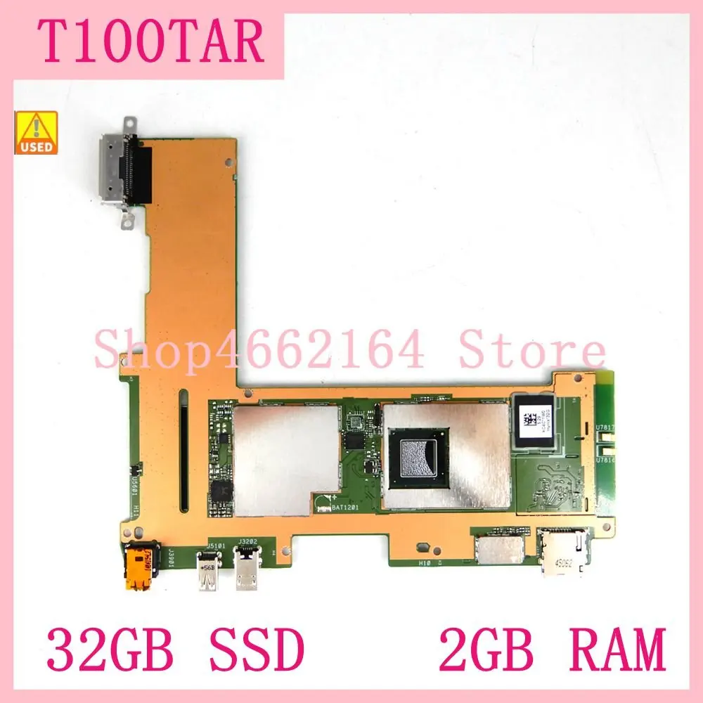 Материнская плата T100TAR 32 Гб SSD 2 Гб RAM T100TAR Материнская плата ASUS T100TAR материнская плата для ноутбука T100TAR материнская плата для ноутбука б/у