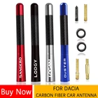 Автомобильная антенна для Renault Dacia SANDERO LOGAN Stepway MCV, автомобильная антенна из углеродного волокна для DUSTER, радиоантенна, автомобильные аксессуары