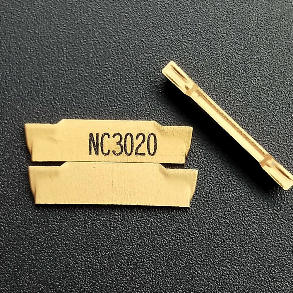 

10 шт. твердосплавные вставки MGMN150G NC3020 для обработки канавок и резки с надежным зажимом и отличной скоростью обработки