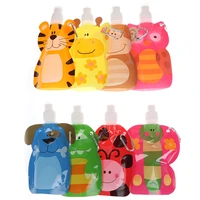 1pc 380ml reusable food pouch baby packaging reusable squeeze pouch plastic smoothie squeeze bags refillable lock bag
