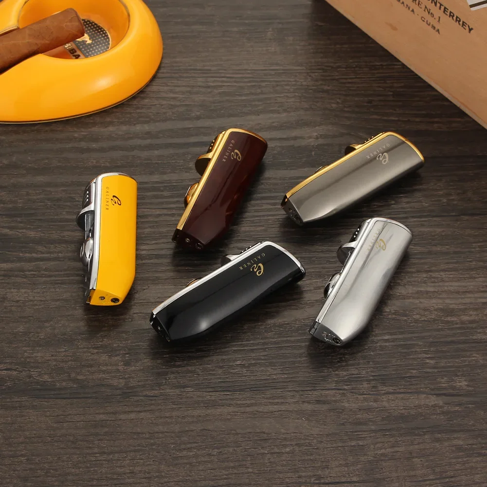 COHIBA металлическая ветрозащитная мини-карманная зажигалка для сигар 3 бутановая