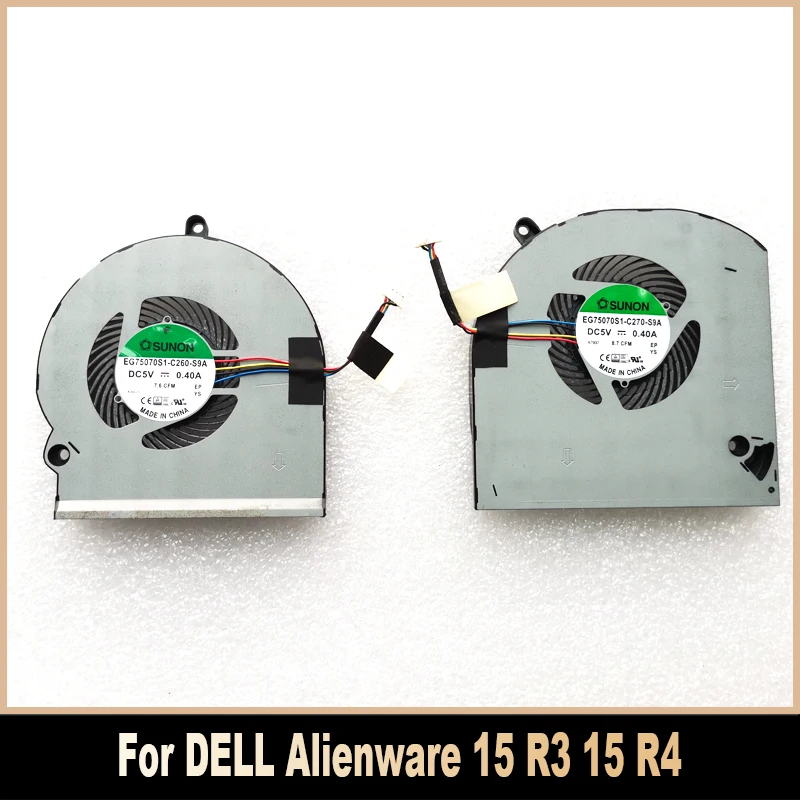 Новый оригинальный вентилятор охлаждения процессора графического для Dell Alienware 15