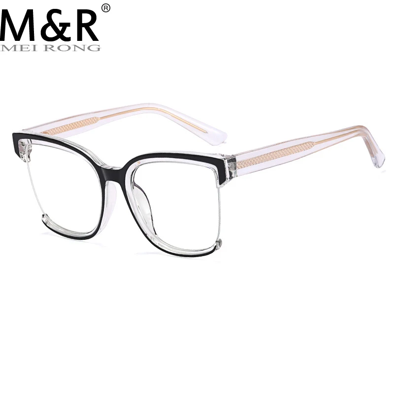 

Brand Designer Women Anti Blue Light Optical Glasses Frame Vintage Half Frame Zero Glasses Tr90 Fashion Computer Eyeglasses