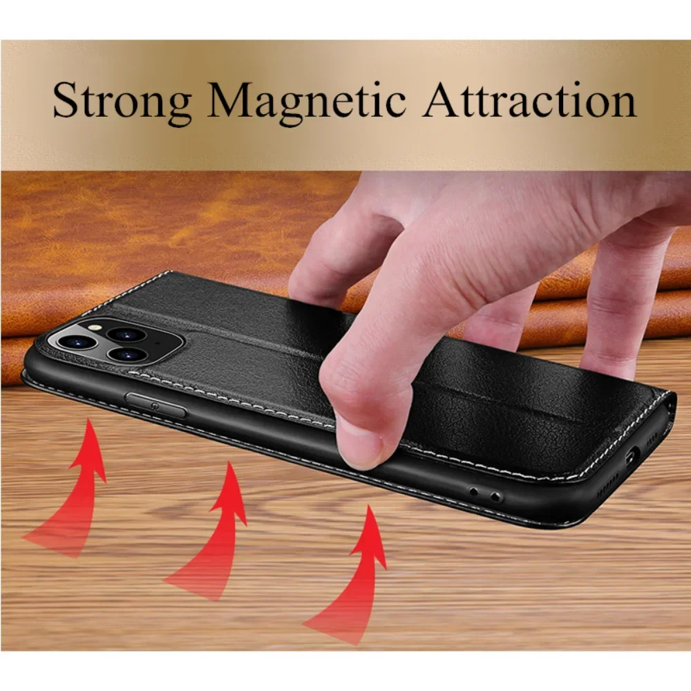 Чехол для телефона из натуральной кожи с прозрачным окошком iPhone 16 15 14 13 12 11 Pro Max XR XS