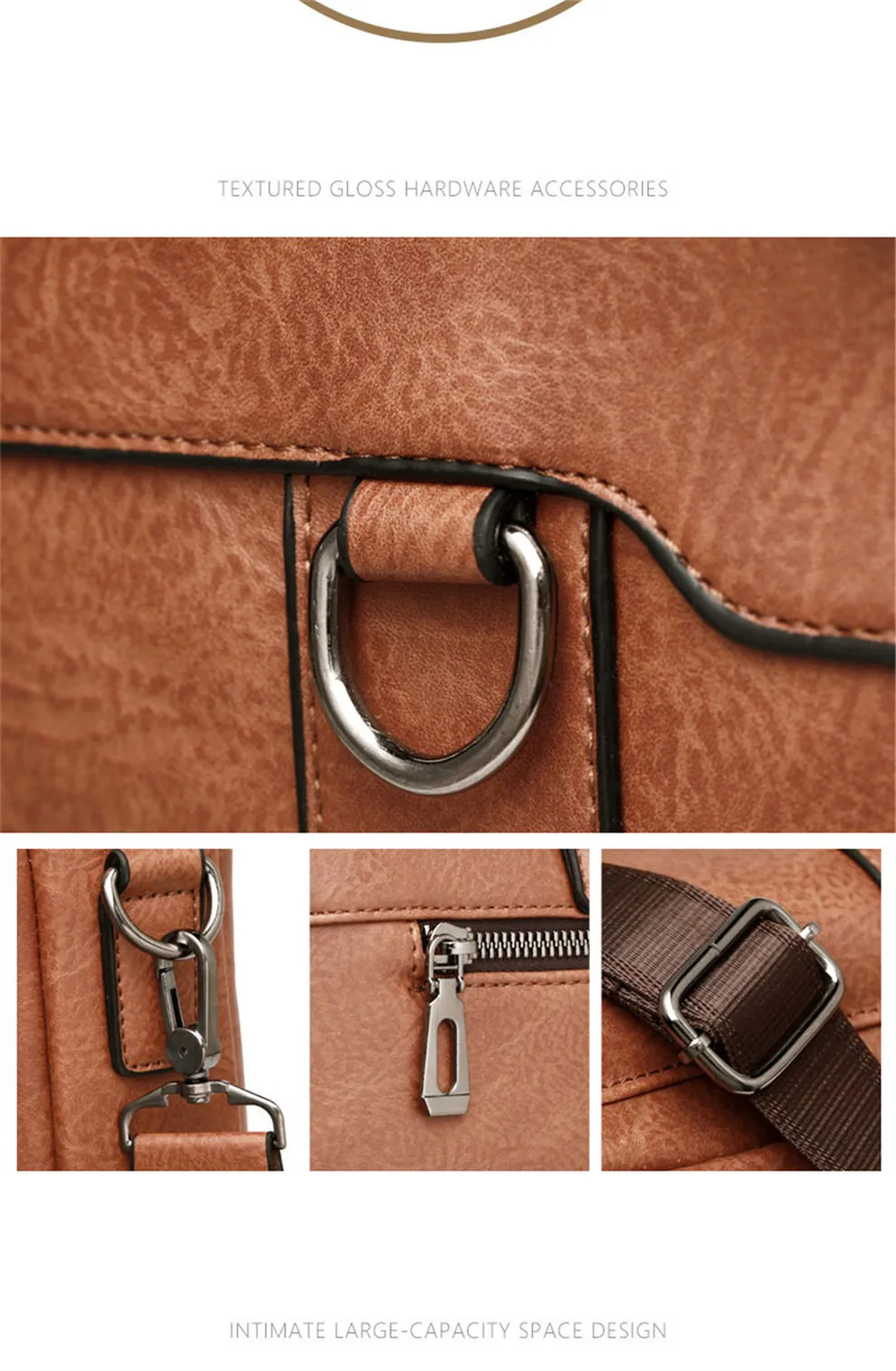 WEIXIER Men's Bag Shoulder Bags Men briefcase messenger bag Handbags 14'' laptop bag men's briefcases office business totes bag