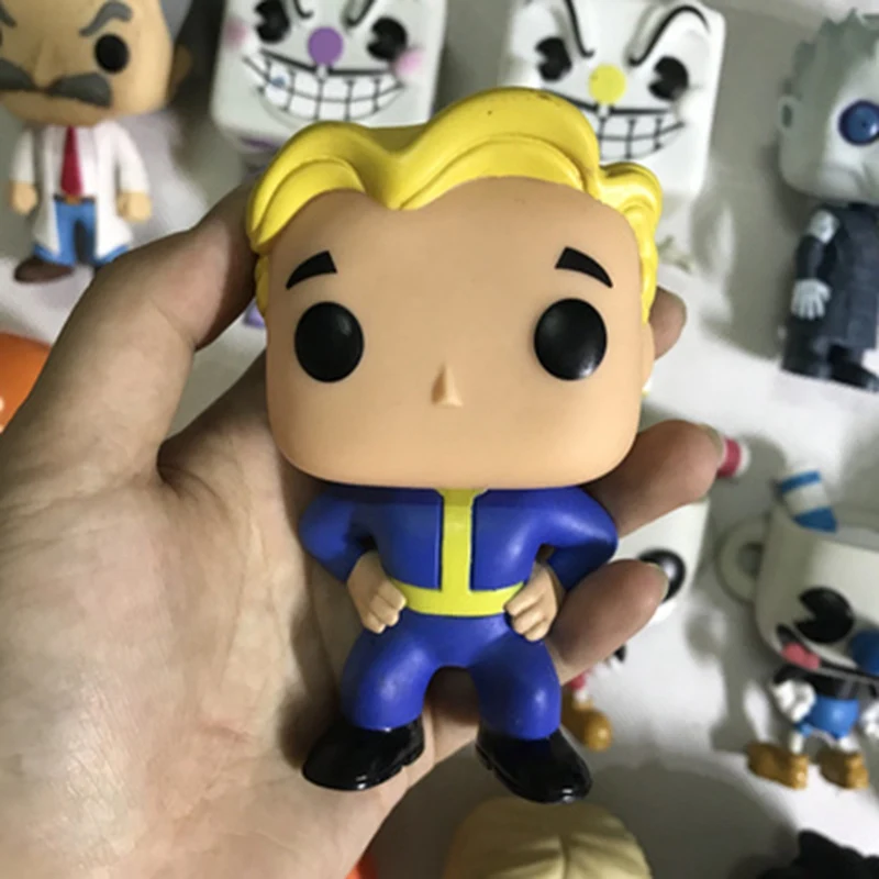 Оригинальные Подержанные игры: Fallout - Power Armor виниловая экшн-фигурка Коллекционная