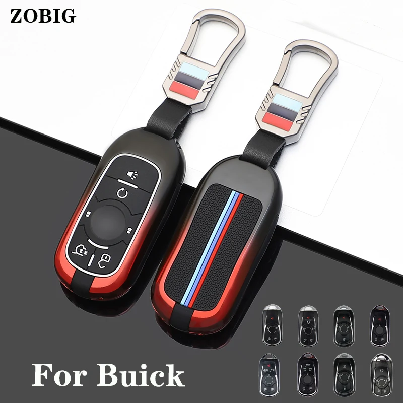

ZOBIG for Buick Key Fob Cover Zinc alloy Key Case Cover Compatible with Buick Enclave Regal Lacross Verano Envision Encore GL8