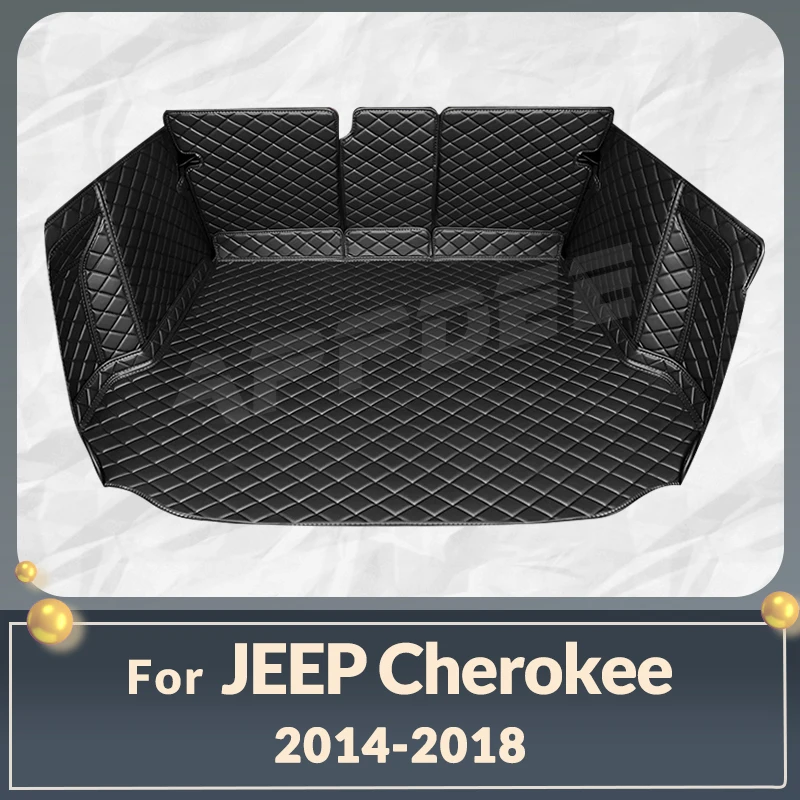 

Автомобильный коврик для багажника с полным покрытием для JEEP Cherokee, 5-местный 2014-2018 15 16 17, защитный коврик для автомобиля, аксессуары для защиты интерьера