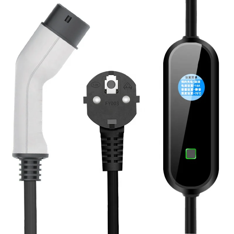 Зарядное устройство для электромобиля DIBOEV 7 4 кВт 32 А тип 2 однофазное