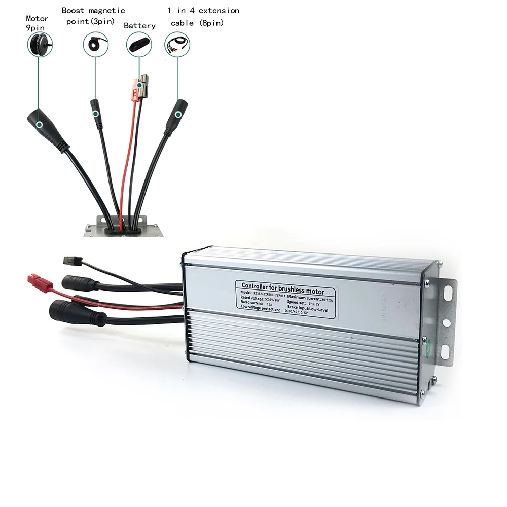Водонепроницаемый бесщеточный контроллер для электрического велосипеда 36 в 48 Φ