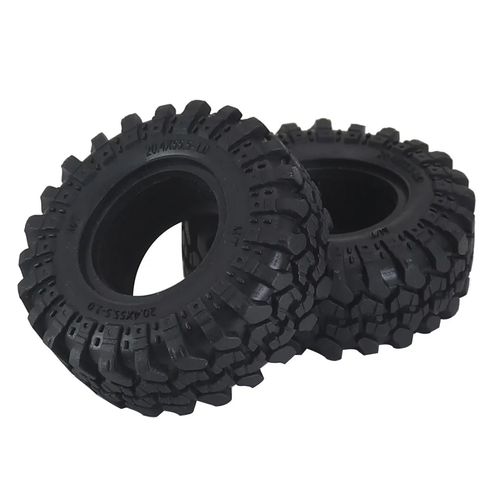 Для 1/24 осевых Scx24 Fmx24 1/18 Trax/as Trx4m шины 4 шт. 1 0 &quotнабор колесных шин пластиковые