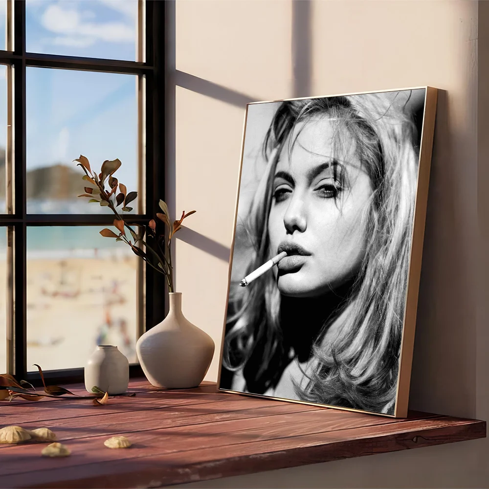 Angelina Jolie Movie Sticky Posters Vintage Room Home Bar Cafe Decor Wall